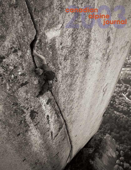 Canadian Alpine Journal 2003 cover
